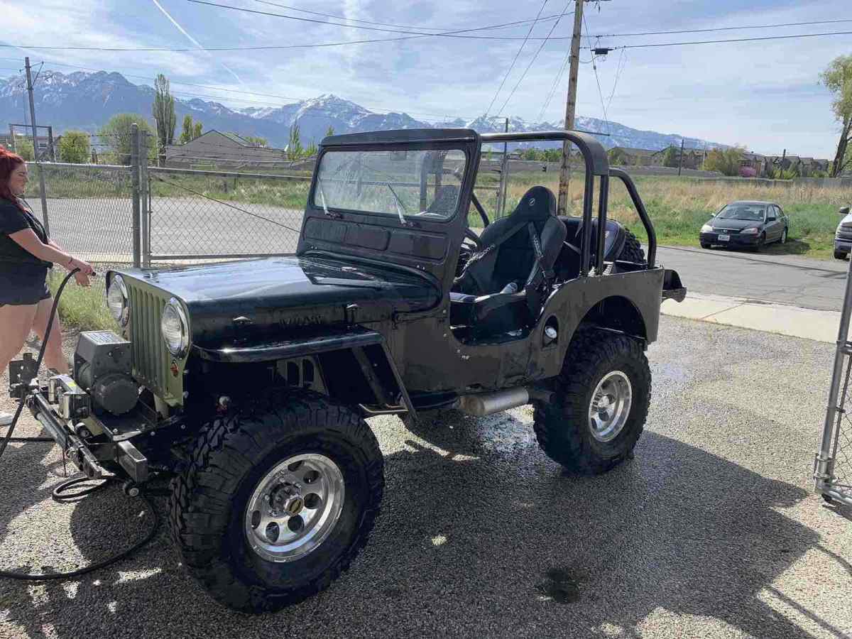 1949 Black Willys CJ-2A