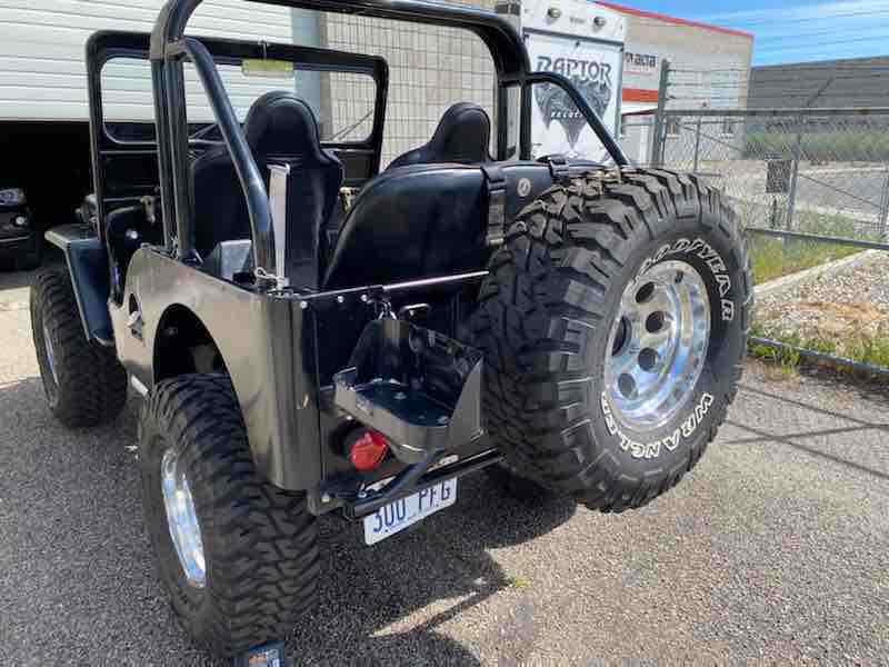 1949 Black Willys CJ-2A