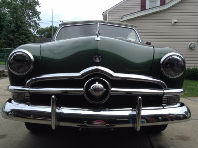 1950 green Ford Convertible Convertible