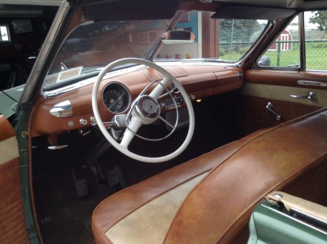 1950 green Ford Convertible Convertible