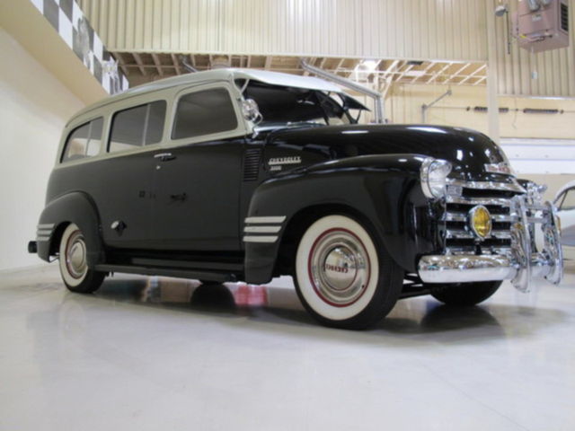 1950 Black Chevrolet Suburban