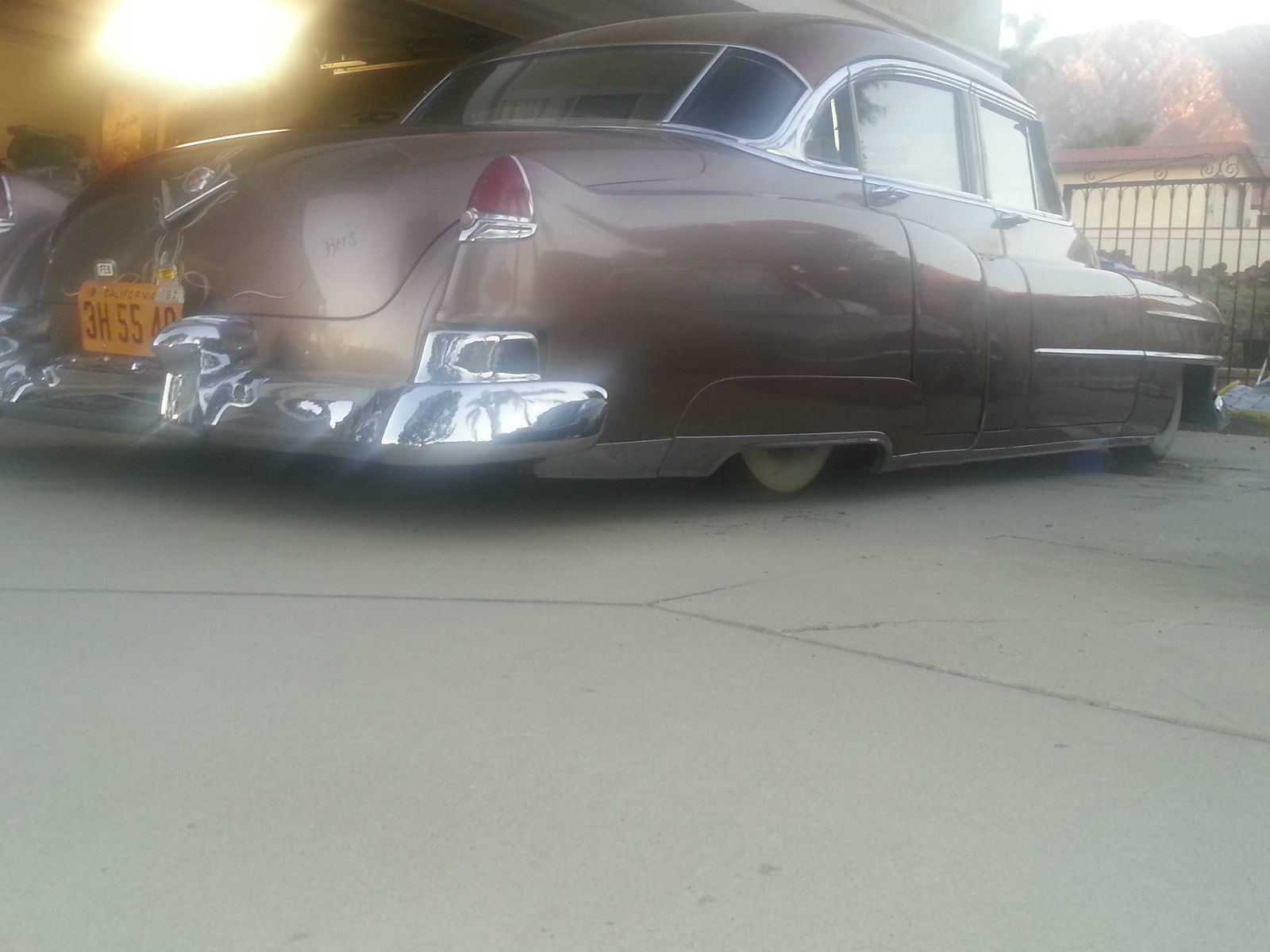1950 custom paint job with pearls and metallics Cadillac Fleetwood Sedan