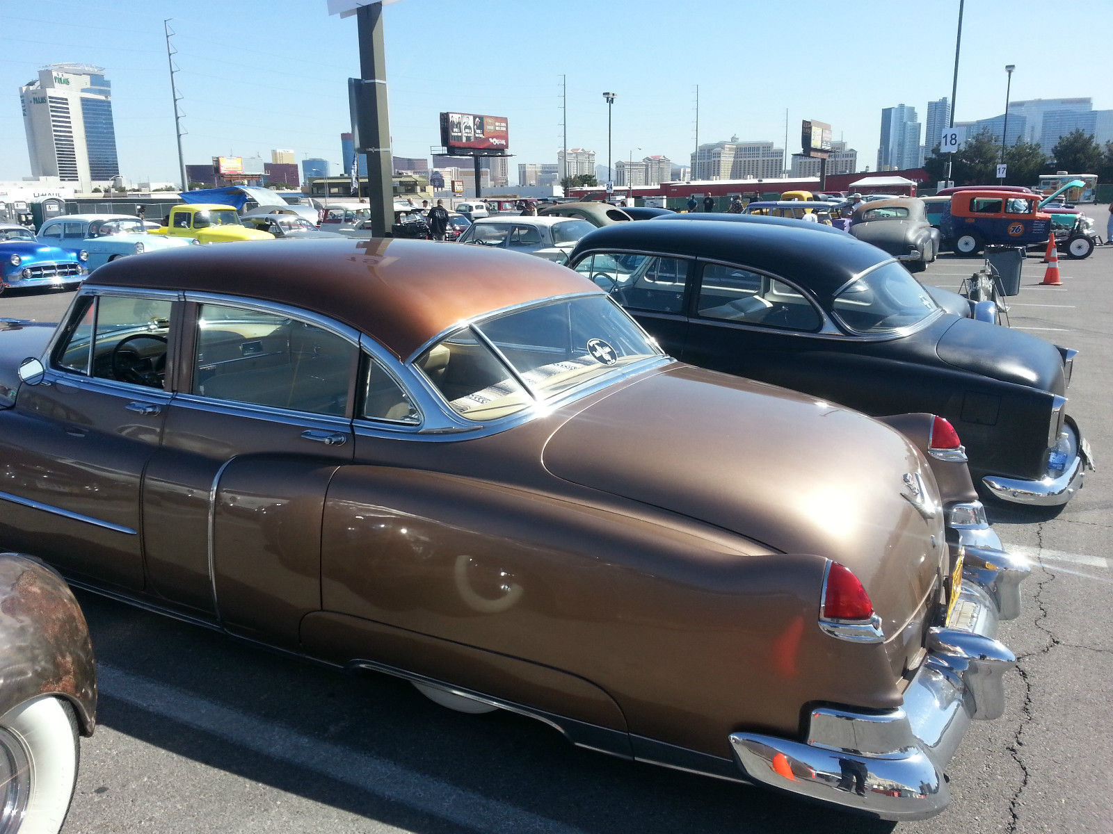 1950 custom paint job with pearls and metallics Cadillac Fleetwood Sedan