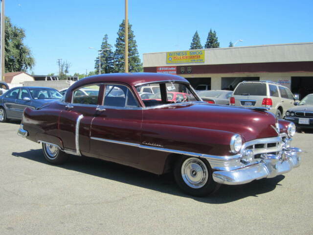 1950 Burgundy Cadillac Sedan. 51 Series Sedan