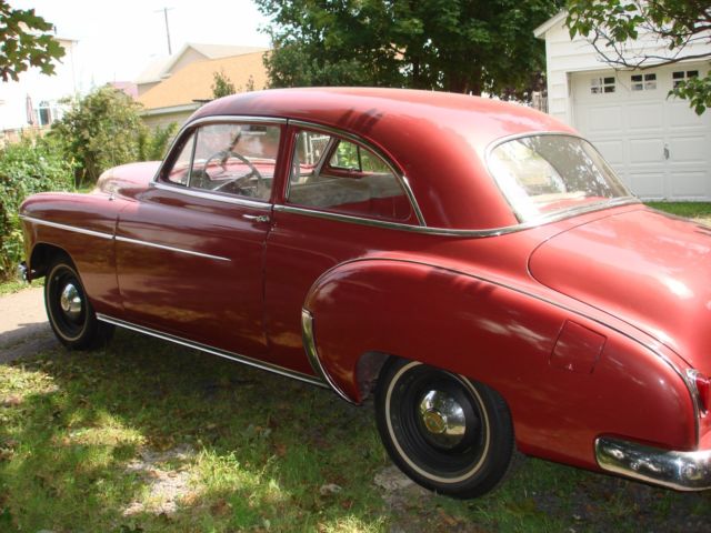1950 Burgundy Chevrolet Bel Air/150/210 Coupe