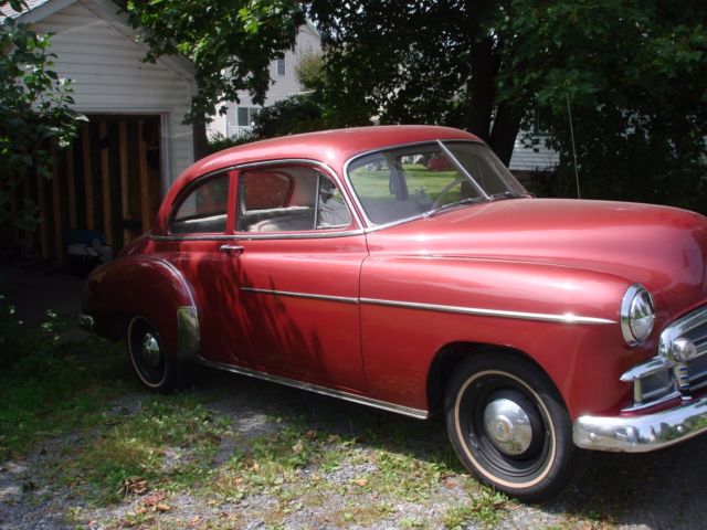 1950 Burgundy Chevrolet Bel Air/150/210 Coupe
