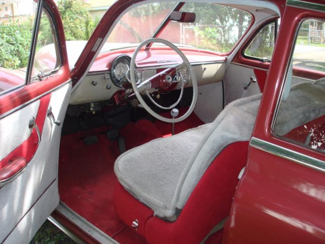 1950 Burgundy Chevrolet Bel Air/150/210 Coupe