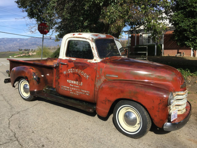 1950 Red Chevrolet Other Pickups Crew Cab Pickup