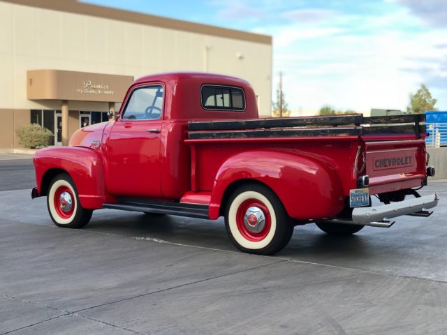 1950 Red Chevrolet 3100 Standard Cab Pickup