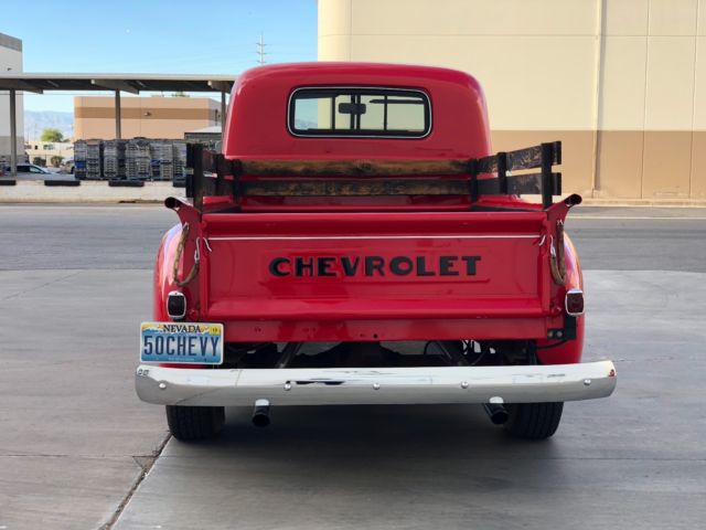 1950 Red Chevrolet 3100 Standard Cab Pickup