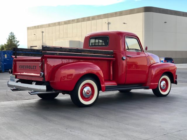 1950 Red Chevrolet 3100 Standard Cab Pickup