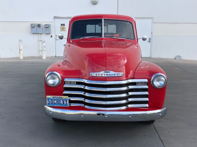 1950 Red Chevrolet 3100 Standard Cab Pickup