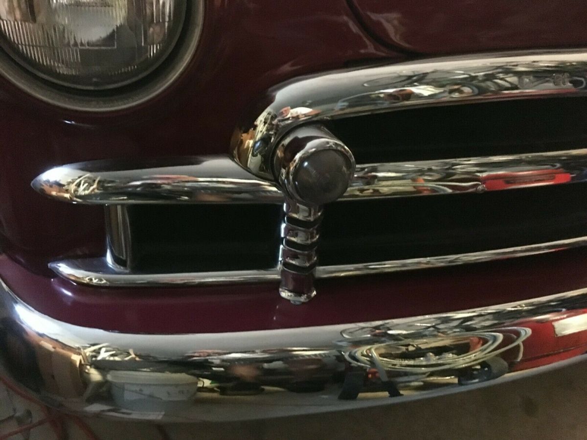 1950 Red Chevrolet Styleline Deluxe Convertible