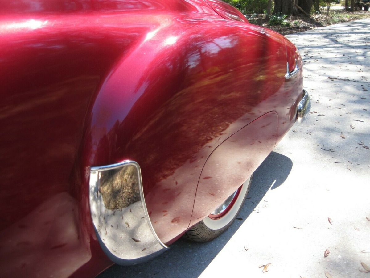 1950 Red Chevrolet Styleline Deluxe Convertible