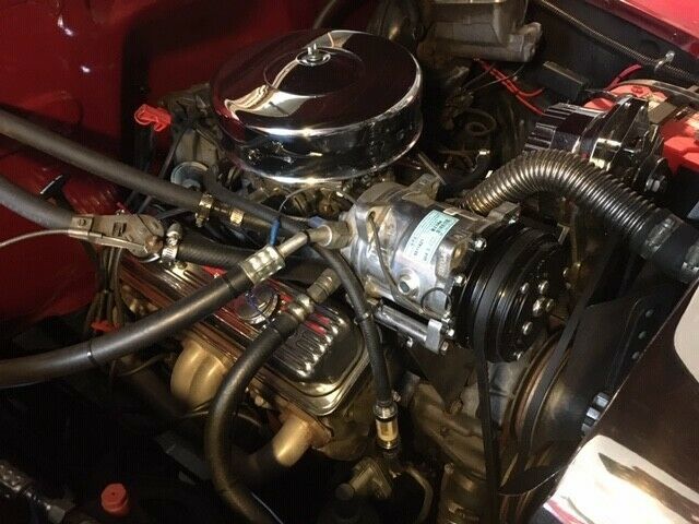 1950 Red Chevrolet Styleline Deluxe Convertible