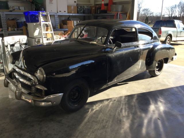 1950 Black Chevrolet Fleetline 2 dr coupe