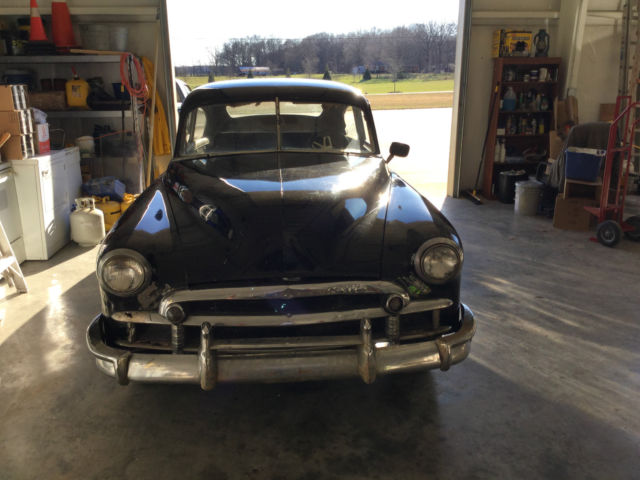 1950 Black Chevrolet Fleetline 2 dr coupe