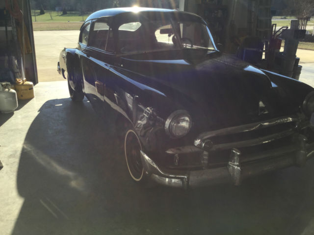 1950 Black Chevrolet Fleetline 2 dr coupe