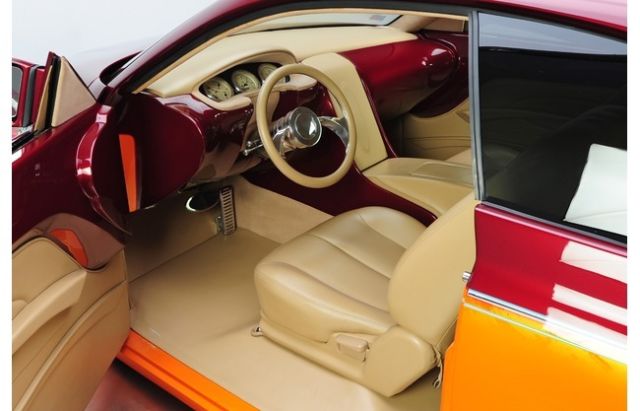 1950 Chianti Red and Lamborghini Orange Chevrolet Custom Show Car Coupe