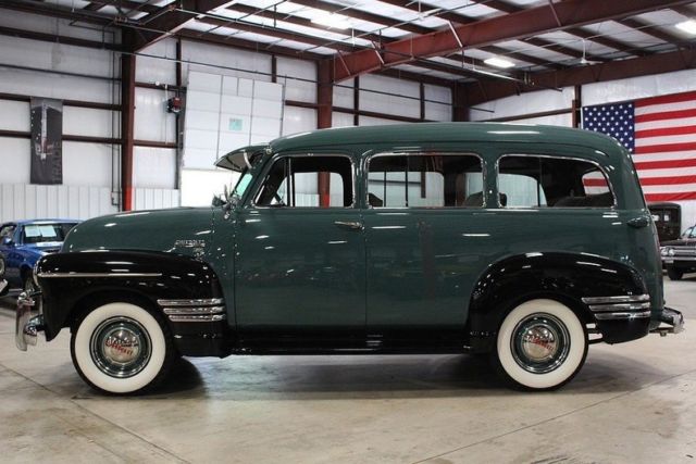 1950 Green Chevrolet Suburban SUV