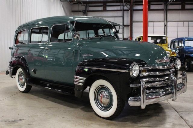 1950 Green Chevrolet Suburban SUV