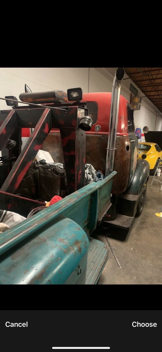 1950 Green Chevrolet truck