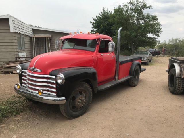 1950 Coke red and black Chevrolet Other Pickups Single cab