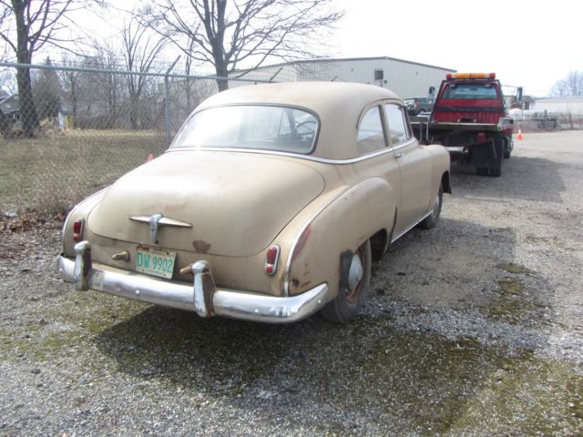 1950 Tan Chevrolet 2 door sedan Coupe