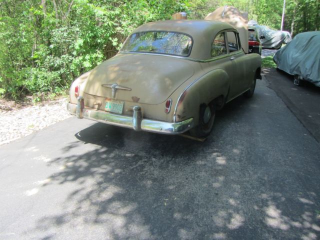 1950 Tan Chevrolet 2 door sedan Coupe