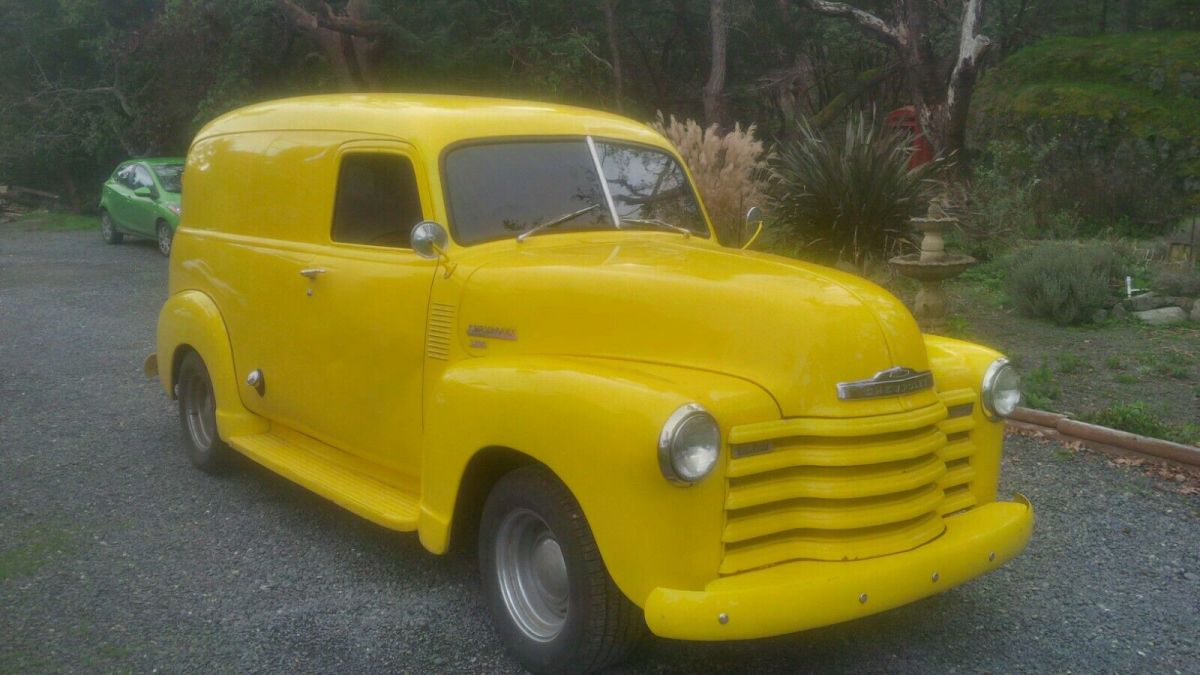 1950 Yellow Chevrolet 3100 Panel van