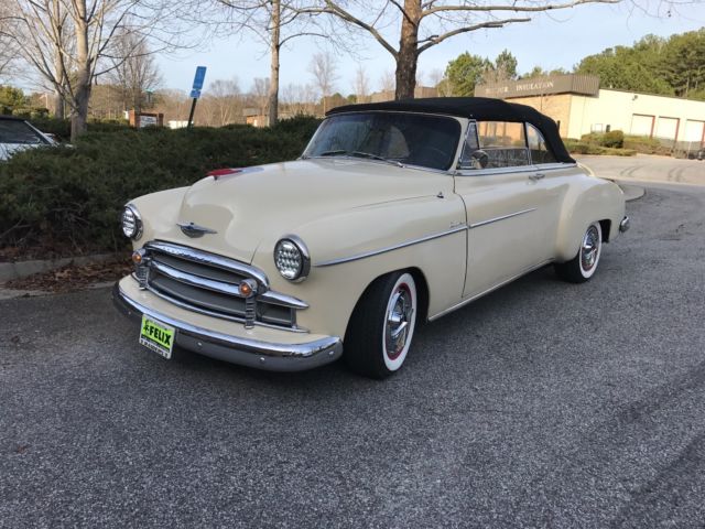 1950 Lt Yellow Chevrolet Bel Air/150/210 Convertible