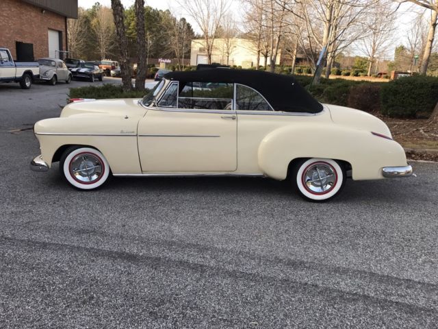 1950 Lt Yellow Chevrolet Bel Air/150/210 Convertible
