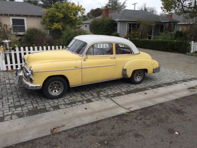 1950 White/Yellow Chevrolet Other Sedan