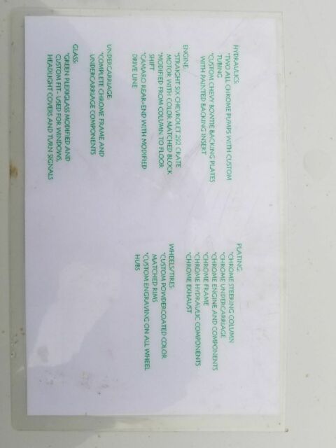 1950 Green Chevrolet Other Pickups Panel