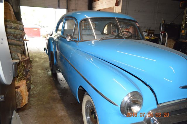 1950 Blue Chevrolet 2 Dr Sdn