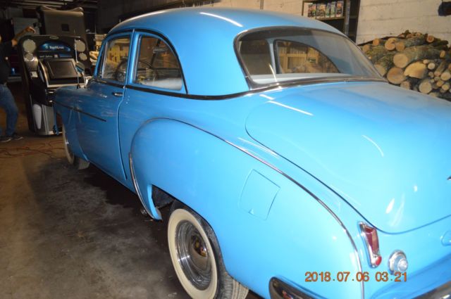 1950 Blue Chevrolet 2 Dr Sdn