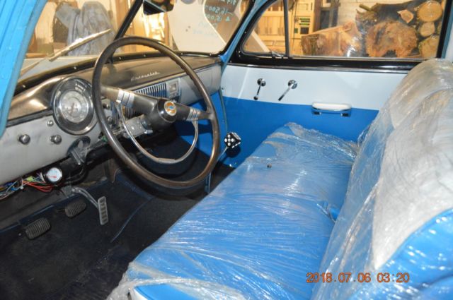 1950 Blue Chevrolet 2 Dr Sdn