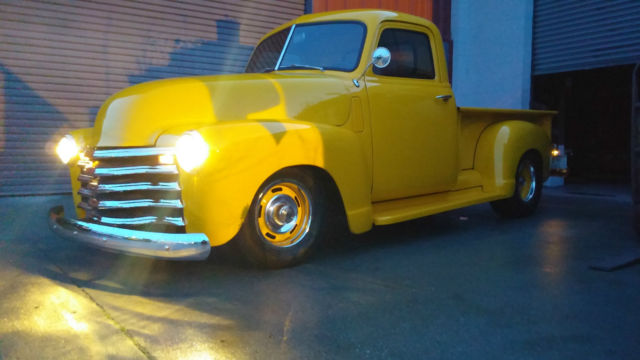 1950 Yellow Chevrolet Other Pickups Standard Cab Pickup