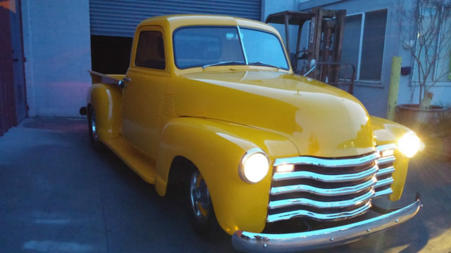 1950 Yellow Chevrolet Other Pickups Standard Cab Pickup