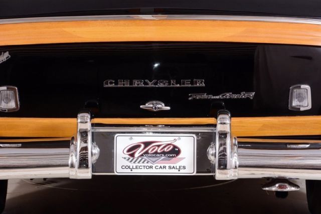 1950 Black Chrysler Town And Country --