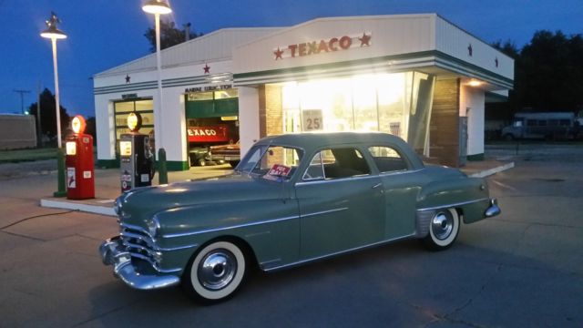1950 Green Chrysler Windsor Coupe