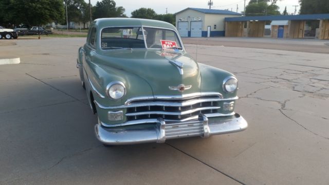 1950 Green Chrysler Windsor Coupe