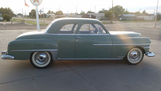 1950 Green Chrysler Windsor Coupe