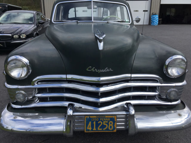 1950 Green Chrysler New Yorker Sedan