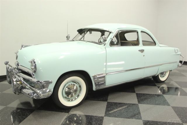 1950 Blue Ford Custom