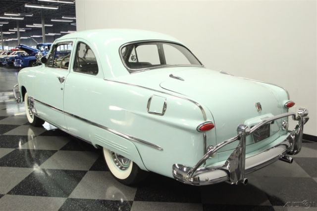 1950 Blue Ford Custom