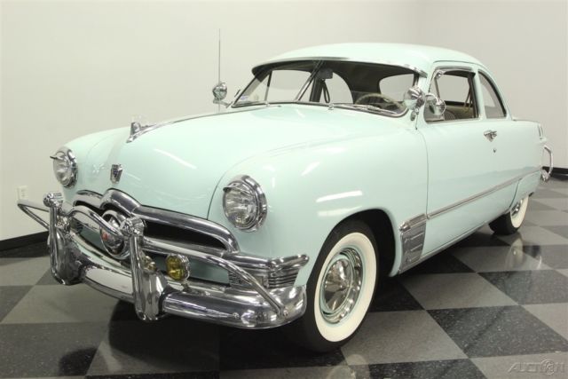 1950 Blue Ford Custom