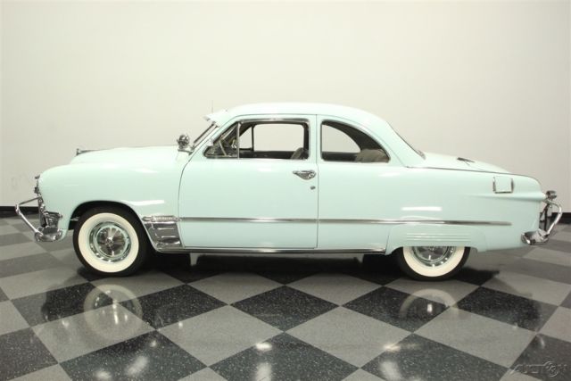 1950 Blue Ford Custom