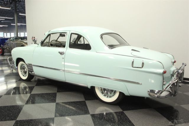 1950 Blue Ford Custom