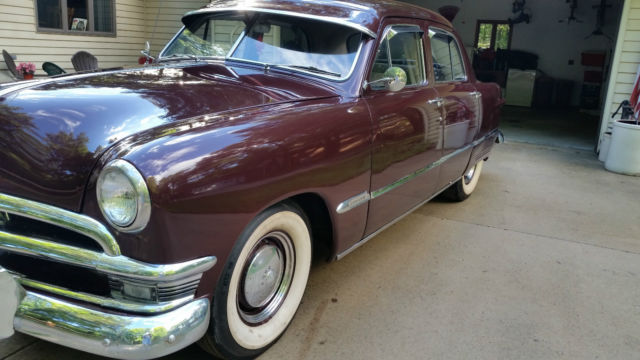 1950 maroon Ford Other 4 door